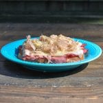 Open Faced Reuben Sandwich